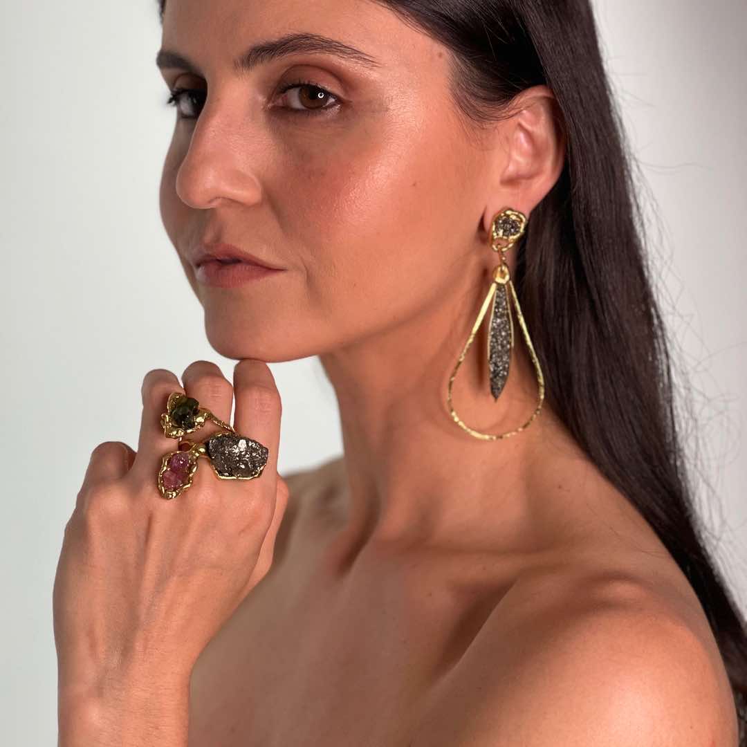 Brincos Coragem Gold